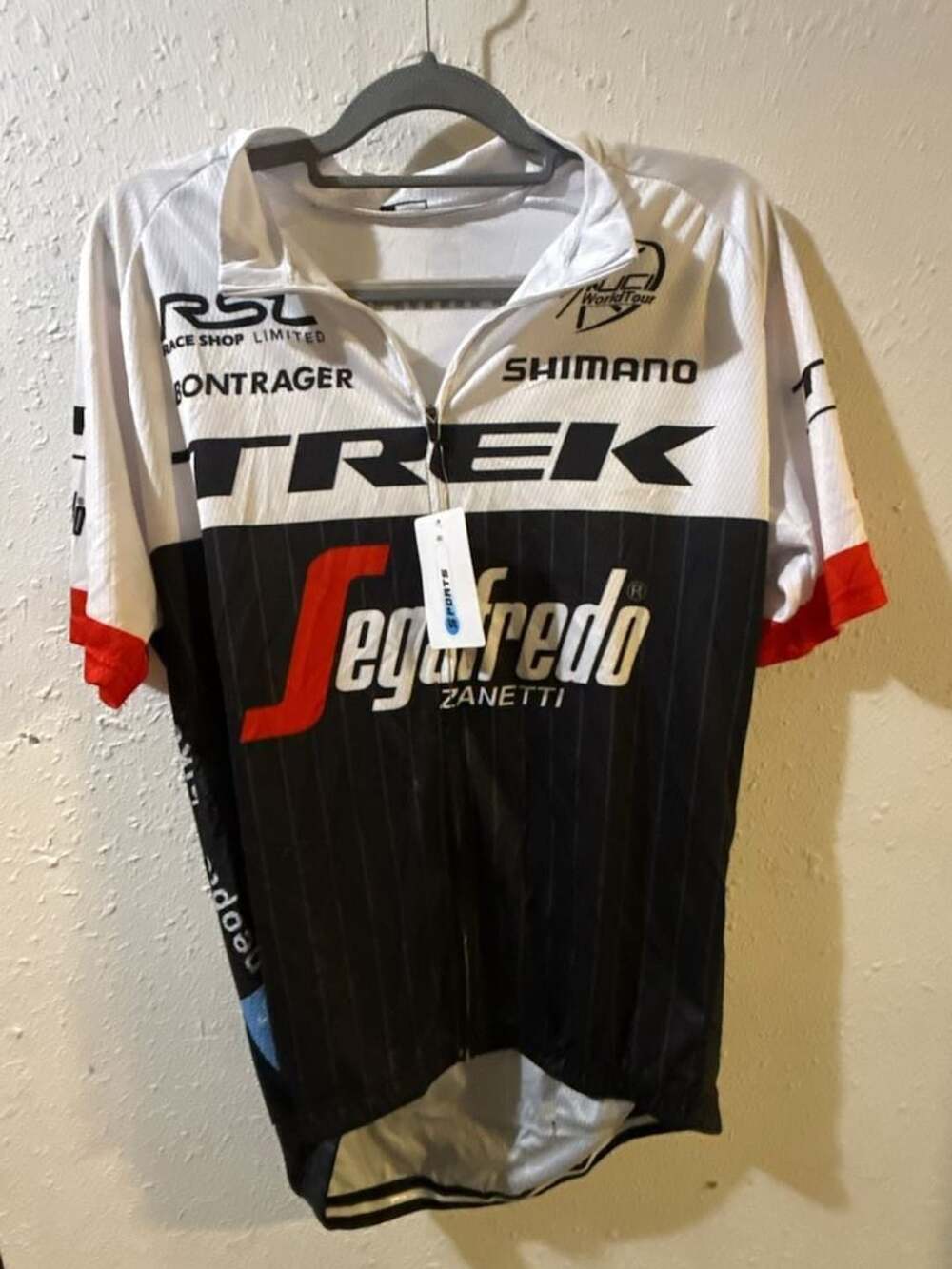 Trek Segafredo Cycling Jersey XXL White/Black Red